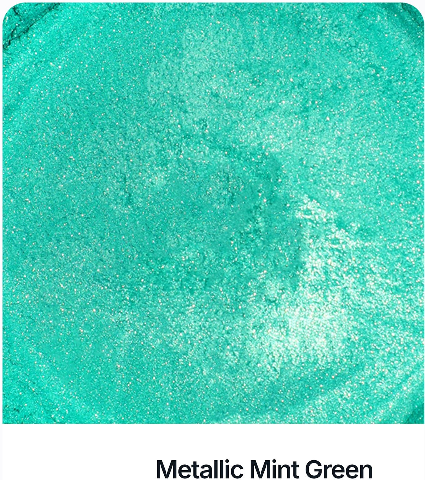 Hemway Cement Dye Powder Pigment   Metallic Mint Green   Concrete   Mortar - Metallic Mint Green - 50g