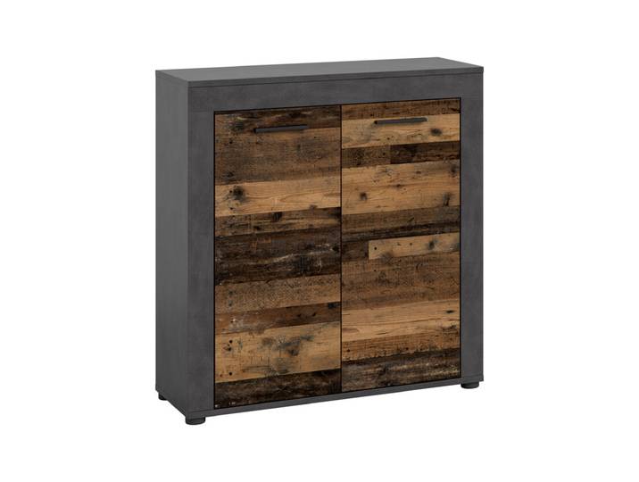 Highboard Jam 88 x 80 x 35 cm Old Wood/Matera Nachbildung