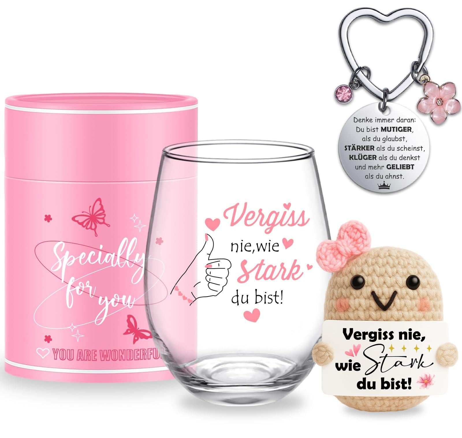 Dripio Wijnglas met gravure, 450 ml
