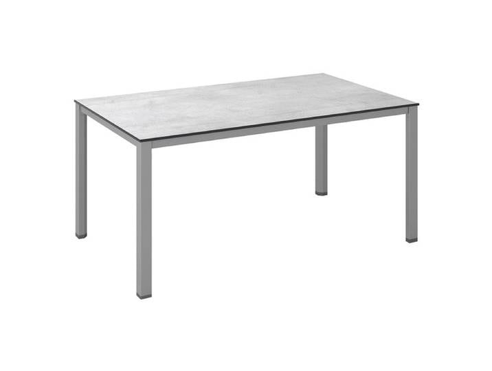 Kettler Cubic Gartentisch 160x95 cm Aluminium/HPL Schwarz