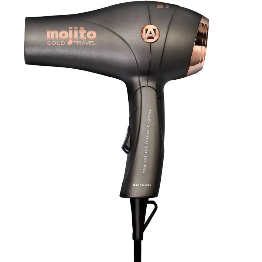 Artero Mojito Hairdryer for Travel [European Plug 220V] 1&nbsp;un. Gold