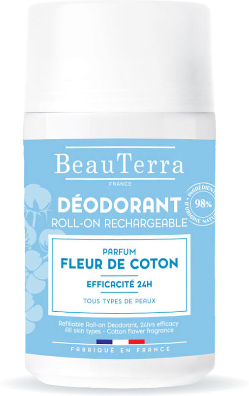 Beauterra Flor De Algodón desodorante roll-on 50 ml