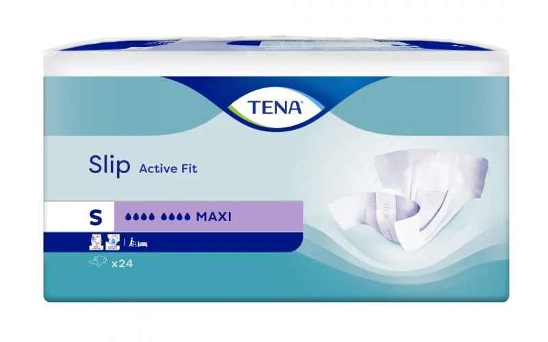 Tena Slip Active Fit Maxi Small - 3 paquets de 24 protections