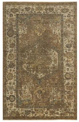 Alora Decor Intrepid Classical Faded Medallion Wool Rug