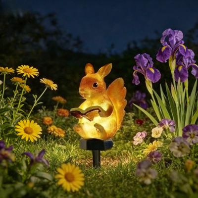 Combo Retail Shop Solar Powered Rabbit Reading Books Ground Lamp, Water Proof Outdoor Light For Courtyard, Garden, Lawn Solar Powered Rabbit Reading Books Ground Lamp, Water Proof Outdoor Light For Courtyard, Garden, Lawn