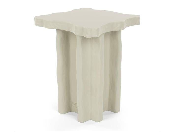 Beistelltisch Tammo – aus Harz in Beige - Beige - Luxusbetten24