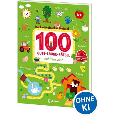 100 Gute-Laune-Rätsel - Auf dem Land, Taschenbuch von , Loewe, 978-3-7432-1587-0