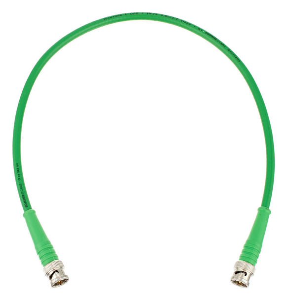 Sommer Cable BNC Cable 75 Ohms 0,5m verde