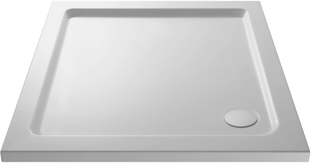 Nuie Shower Tray White 80" H x 80" W x 4.5" D