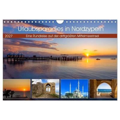 Urlaubsparadies in Nordzypern (Wandkalender 2027 DIN A4 quer), CALVENDO Monatskalender