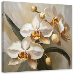 LEINWANDBILD Orchideen AI 50x50cm