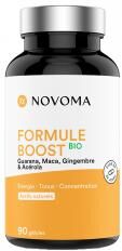 Novoma Formule Boost Énergie Tonus Bio 90 Gélules - Pot 90 Gélules
