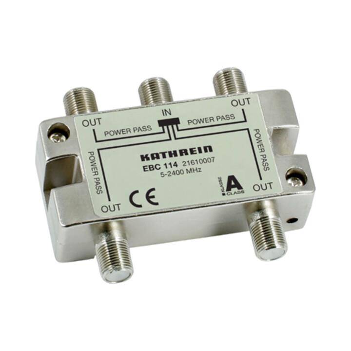 Kathrein F-Verteiler 4-fach 5-2400 MHz EBC 114 (21610007)