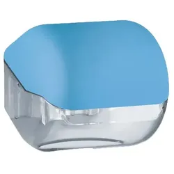 MP619 Color Edition Toilettenpapierspender Mini, blau Softtouch für Standardrollen oder Einzelblatt Toilettenpapier