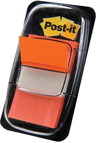 3M Post-It   Separadores laranjas