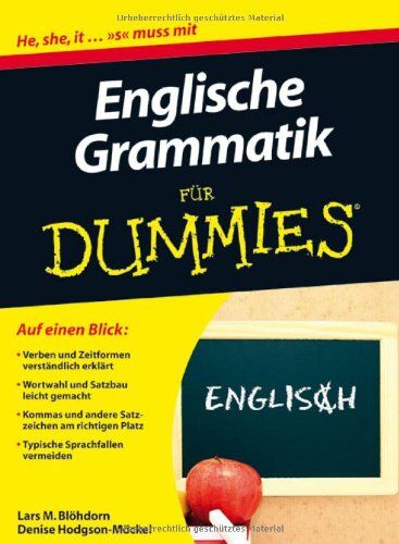 Lars M. Blöhdorn - Englische Grammatik für Dummies (Fur Dummies) - Preis vom 10.10.2026 11:48:34 h