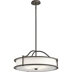 Elstead Lighting Emory Pendelleuchte 4-flammig Bronze