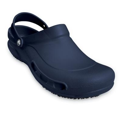 Berufsschuh CROCS "BISTRO" Gr. 41, blau (navy), 41, Croslite™, Schuhe, Clog, Clog für Gastronomie, Pflege, Krankenhaus mit geschlossenem Fußbereich