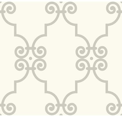 Seabrook Designs Ripley Ironwork Unpasted Wallpaper