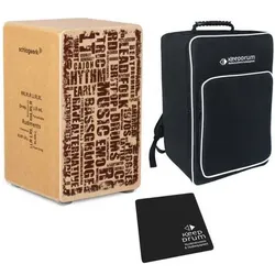 Schlagwerk CP85 Cajon mit Sitzpad und Tasche (Cajon), Perkussion, Braun