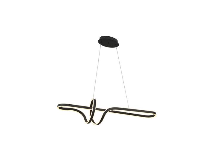 Dimmbare LED Design Hängelampe „Symphony“ mit Fernbedienung Schwarz Schuller