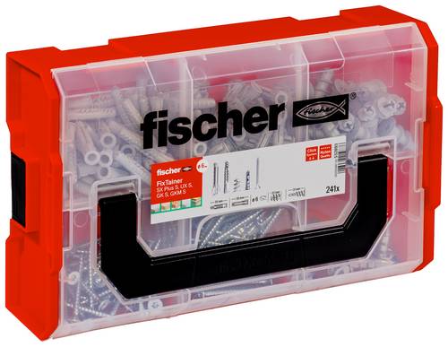 Fischer 532893 FIXtainer Dübelsortiment 240 Teile