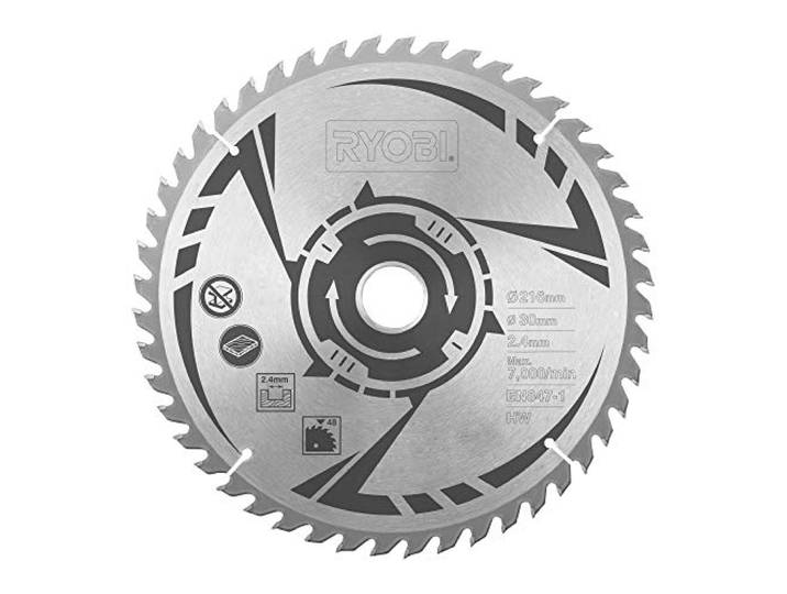 Lame carbure RYOBI pour scie à coupe d'onglets 216mm 48 dents SB216T48A1