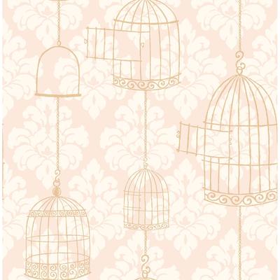 Seabrook Designs Birds Set Free Unpasted Wallpaper