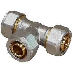 Rohrinstallation Klemm-T-Stück 26 x 3 mm für Alu-Verbundrohr