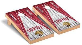 Skip's Garage Indiana Purdue Jaguars Triangle Cornhole Board Set