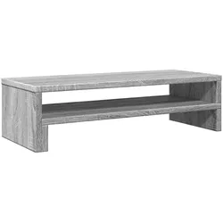vidaXL Monitorständer Grau Sonoma 54x22x15 cm Holzwerkstoff