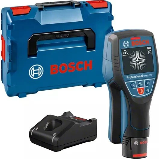 BOSCH Professional Akku-Detektor D-tect 120, L-BOXX 0.601.081.301 (1 × 2 Ah)
