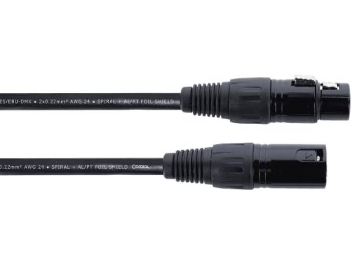 DMX kabel XLR 3-polig 50 cm