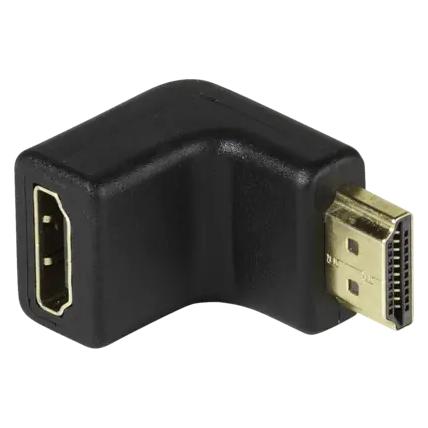 Vivanco HDMI Winkeladapter, 90° (HDMI, HDMI) (VVVADAHDMIFM90)