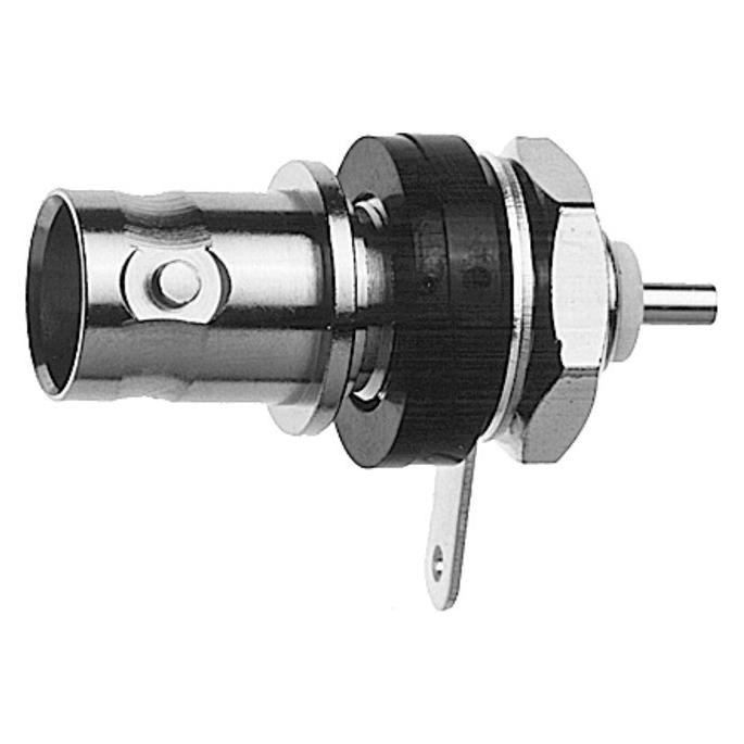 Telegärtner BNC-Einbaubuchse, isoliert 75 Ohm, mit Isolierscheiben weiss, Z03 (J01003B1286)