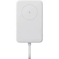 Xiaomi 33W Magnetic Power Bank 10000mAh (Integrated Cable) (10000 mAh, 33 W, 37 Wh), Powerbank, Weiss