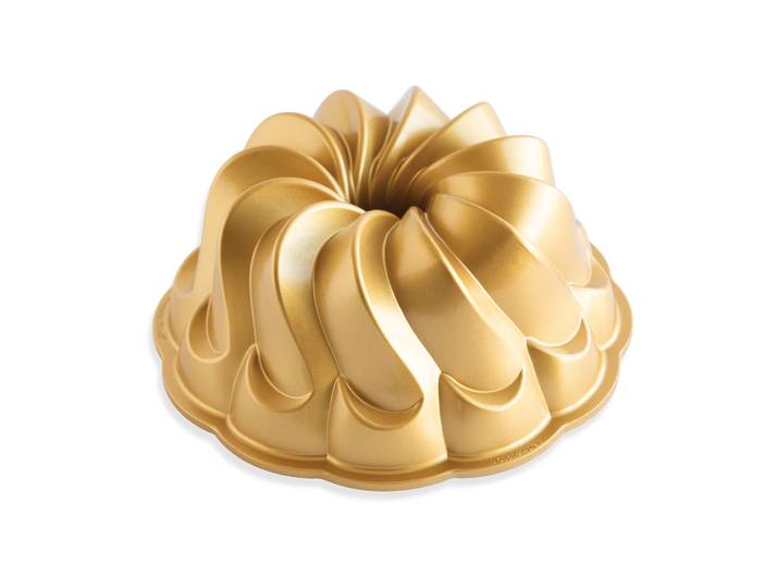 Nordic Ware Moule à bundt pirouette Nordic Ware 2,4 l Or