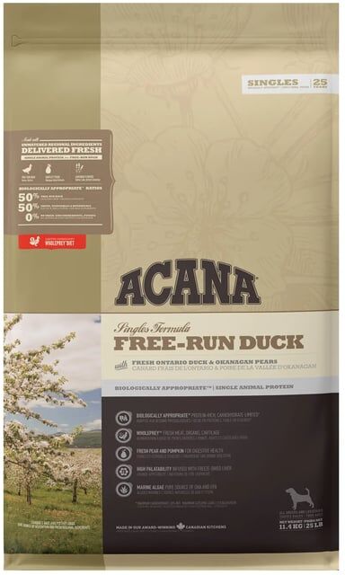 Acana Ração Para Cão Free-Run Duck 11 Kg