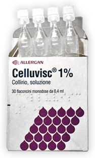 Allergan Celluvisc Collirio 10 mg/ml Carmellosa sodica 30 Flaconcini 0,4 ml