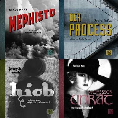 Hörbuch-Box: Moderne Klassiker - Klaus Mann,Heinrich Mann,Franz Kafka,Joseph Roth, Audio, 9783960970019