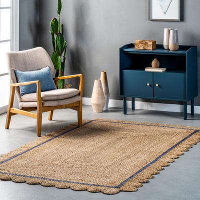 Nuloom Tera Petals Braided Jute Area Rug