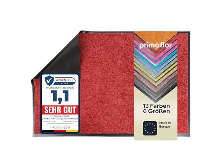 Primaflor Schmutzfangmatte Clean 90 x 150 cm Rot