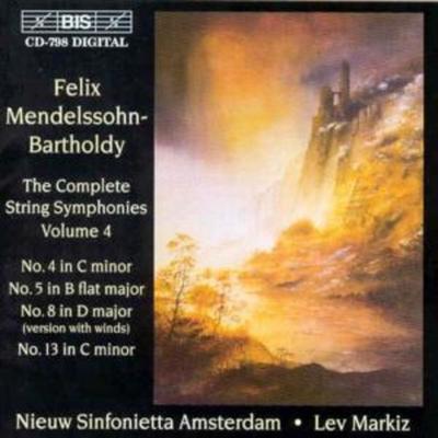Streichersymphonien (No.4/5/8/13) Vol.4 - Lev Markiz,Nieuw Sinfonietta Amsterdam, CD