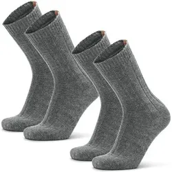 DANISH ENDURANCE Socken Alpaca Crew, Größe 39/42 in Grau Grau