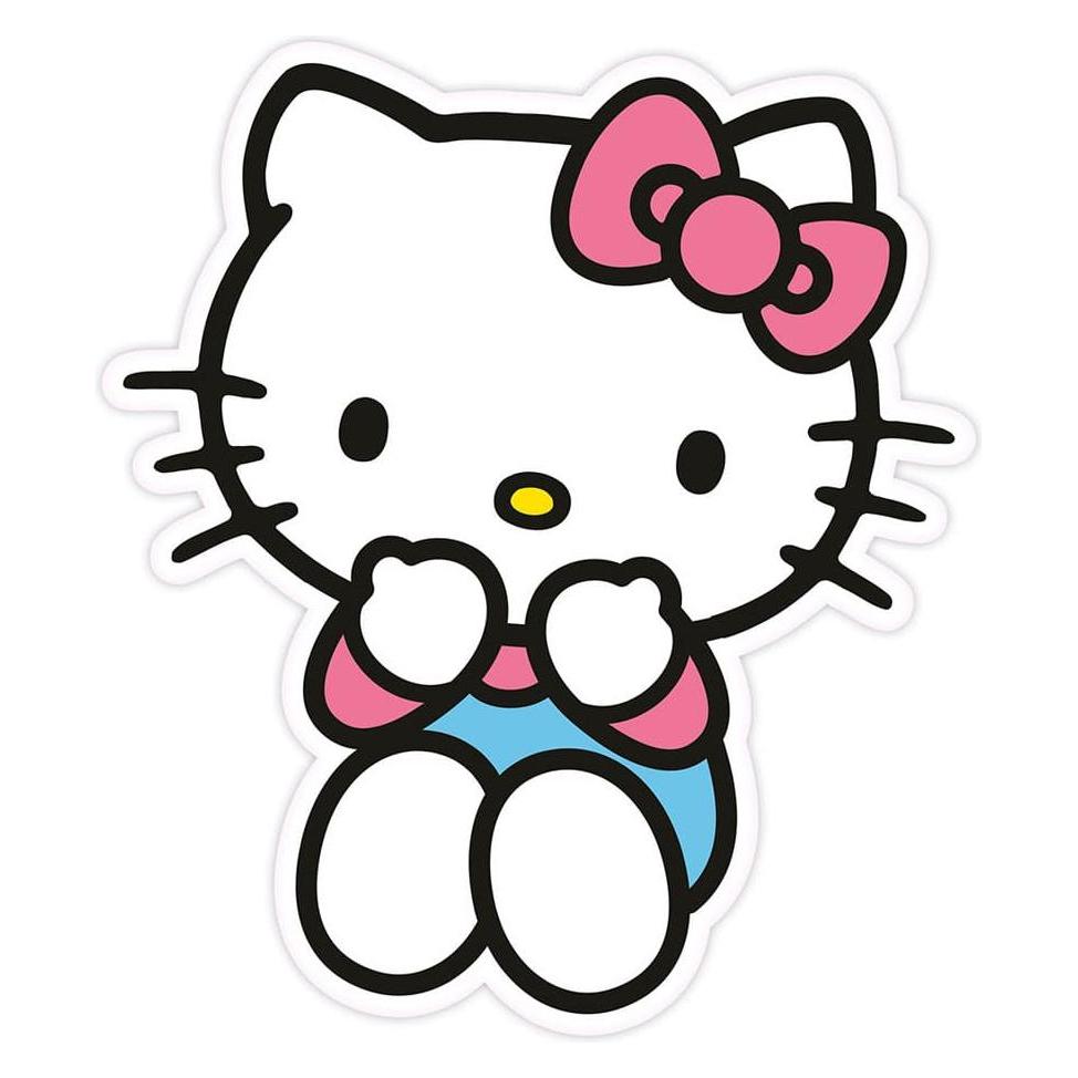Herding Sanrio Dekokissen Hello Kitty Blue Pants 36 cm (36 x 30 cm) (58225)