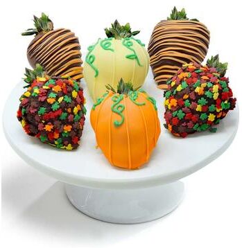 From You Flowers Half Dozen Fall Chocolate Covered Strawberries