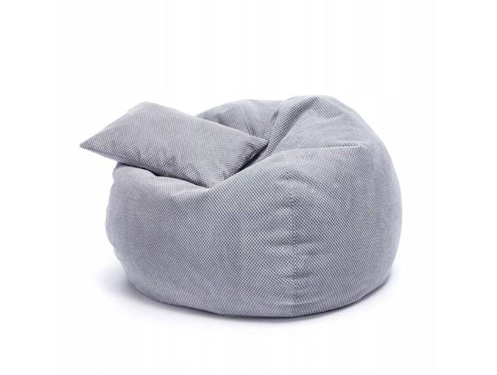 Pouf Poire Ecopuf - Fauteuil Canapé Coussin de Sol Pouf d'intérieur/extérieur - Gris