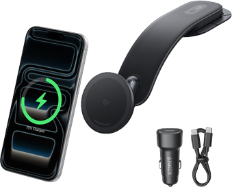 Anker Nano Wireless Car Charger (Magnetic, Detachable Pad)