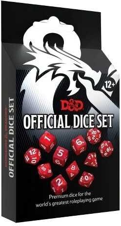 Wizards of the Coast Dungeons & Dragons Official Dice Set for Tabletop Gaming