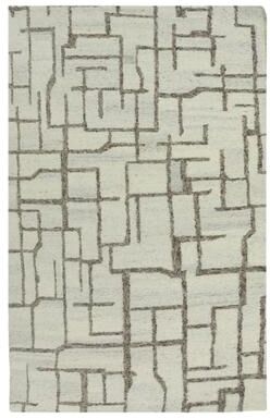 NAVATEXTURA Arto Collection Wool and Tencel Area Rug